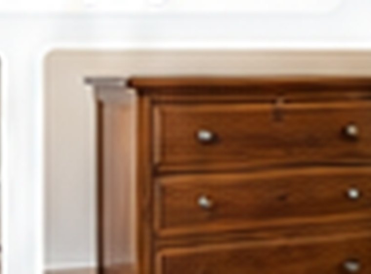 Illustrative placeholder of furniture refinishing, not a verified Luna Painting project